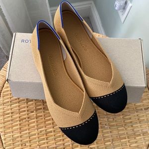 Rothy’s Camel Captoe Flat